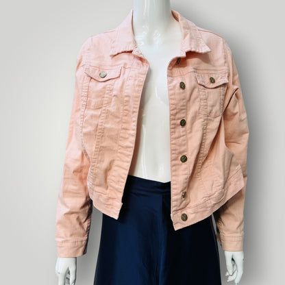VASSALLI / apricot peach denim jacket / 12 (3925130363605697355)