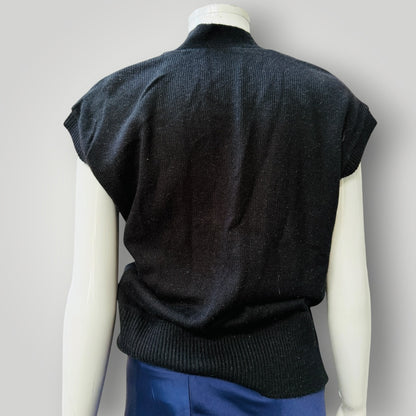 1990s nz vintage / SPORTS CONNECTION / cardigan vest / L (3925130370247866920)