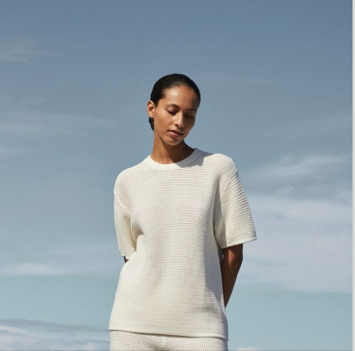 ASSEMBLY LABEL / 'aubrey' white knit cotton top / 10 (3925131659573930894)