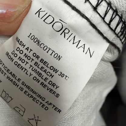 KIDORIMAN / grey drawstring pants / XXL (3925206693934692638)