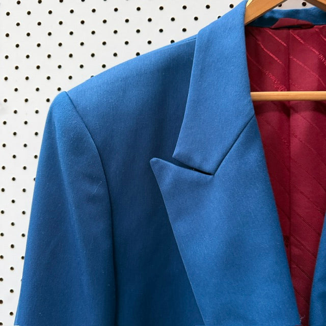 1990s vintage / GEORGIO ARMANI / blue blazer sports jacket / m (3925206753320596444)