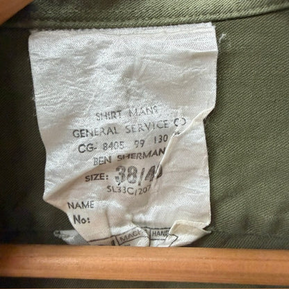 1970s/1980s vintage / Ben Sherman / British Army General Service (GS) shirt / m (3925206816215925712)
