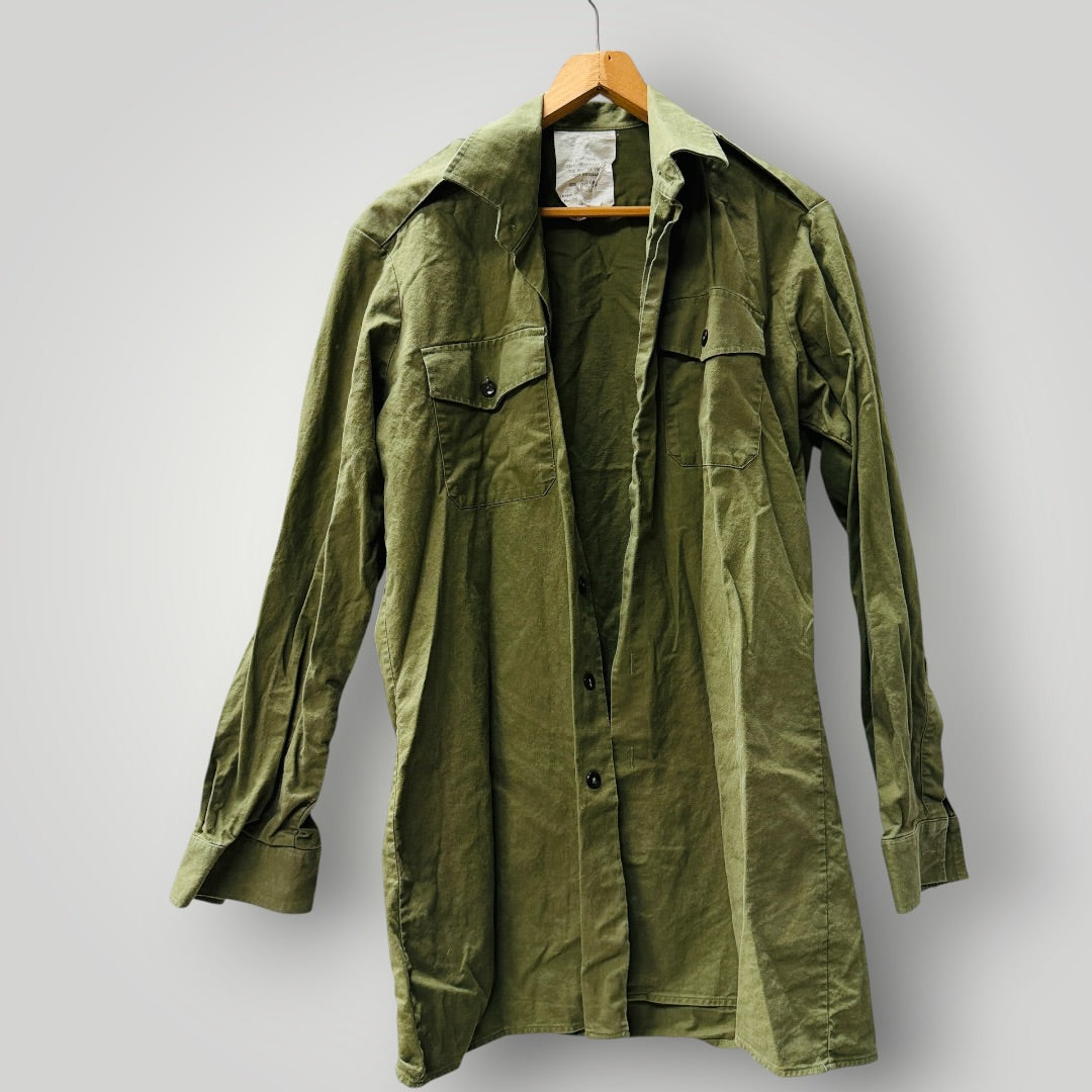 1970s/1980s vintage / Ben Sherman / British Army General Service (GS) shirt / m (3925207075834305339)