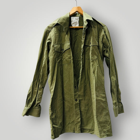 1970s/1980s vintage / Ben Sherman / British Army General Service (GS) shirt / m (3925207075834305339)
