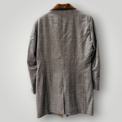 CRANE BROTHERS / LITTLE BROTHER / gen plaid wool coat / s / made in nz (3925207098424860238)