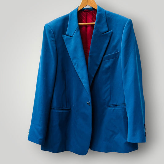 1990s vintage / GEORGIO ARMANI / blue blazer sports jacket / m (3925207100277314869)