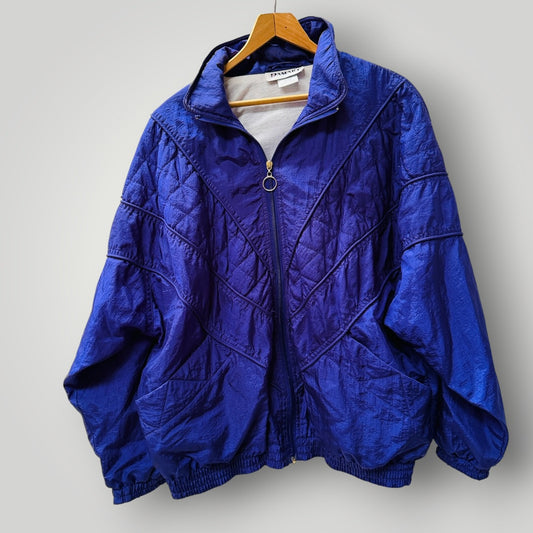 1990s vintage / DAMART / purple dolman sleeve windbreaker / M/L (3925207103873607064)