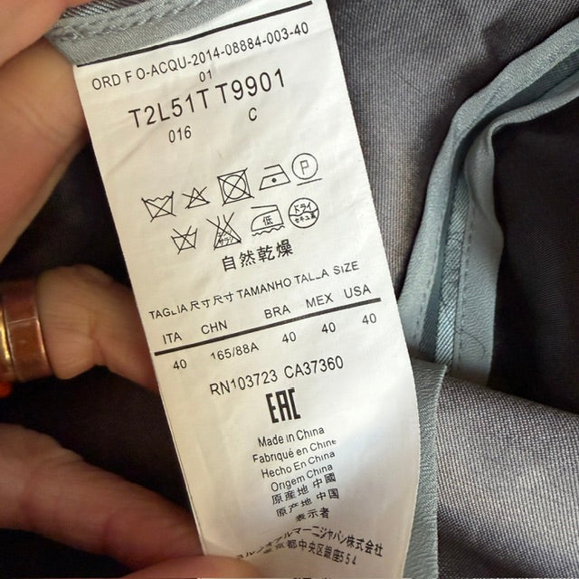 EMPORIO ARMANI / silk trench coat / s (3925551386434152200)
