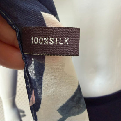 100% SILK / large colourful scarf or wrap (3925551430645981970)