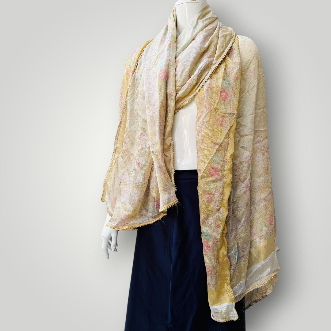 SILK / extra large scarf or wrap (3925551670906870909)