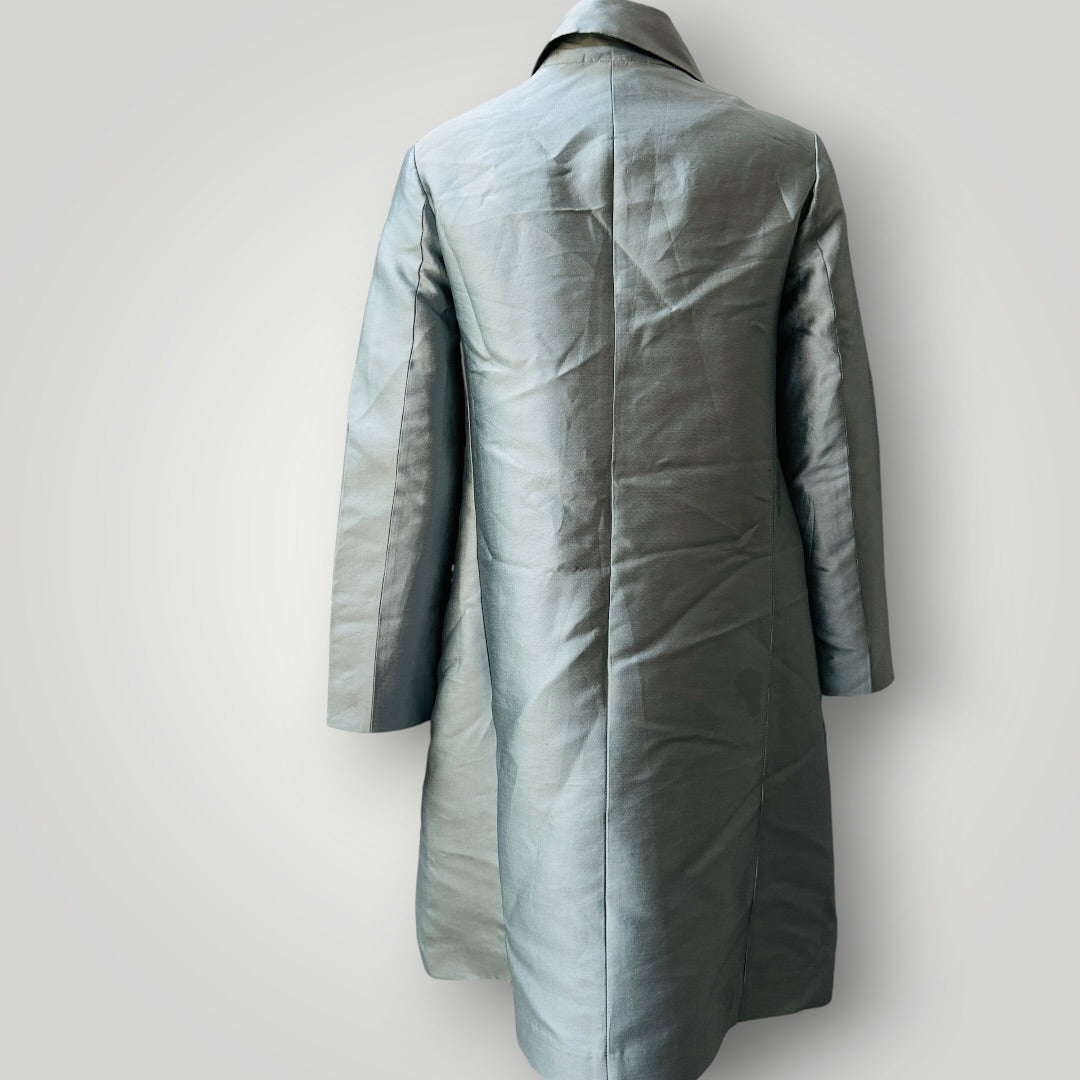 EMPORIO ARMANI / silk trench coat / s (3925551699174334814)