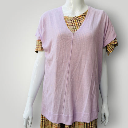 LD+CO MELBOURNE / lilac top / s/m (3925551719833911380)