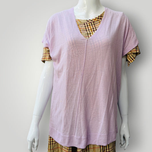 LD+CO MELBOURNE / lilac top / s/m (3925551719833911380)