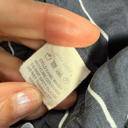 JAC + JACK /  Striped Silk Lounge pants / s (3925638984530331904)
