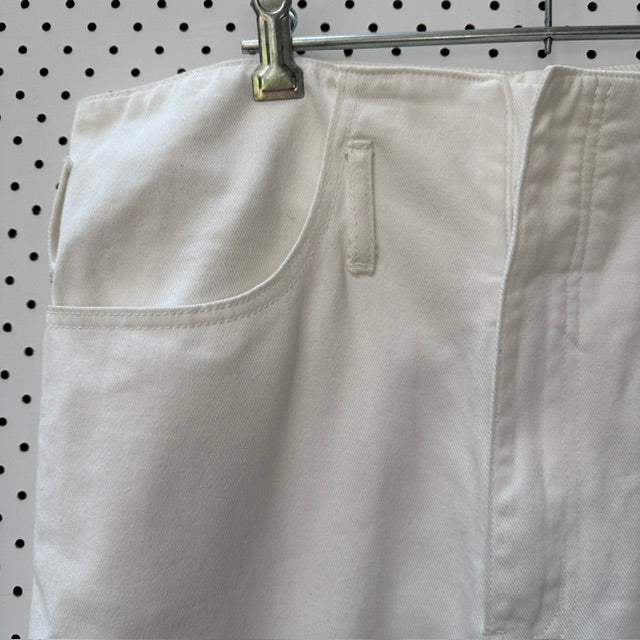 CAMILLA + MARC / White Paper Bag Denim Jeans / s (3925639001208583853)