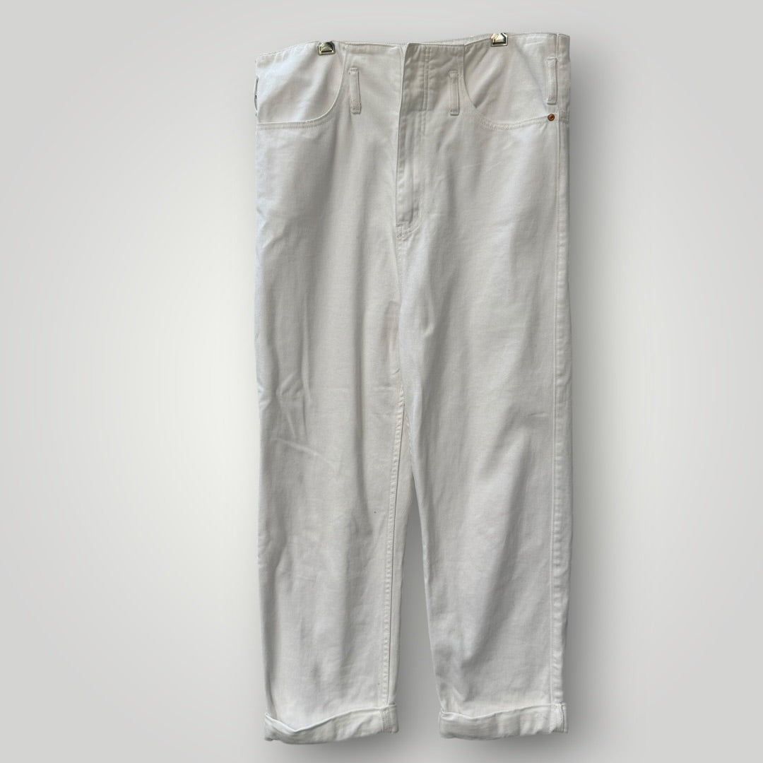 CAMILLA + MARC / White Paper Bag Denim Jeans / s (3925639674256168720)
