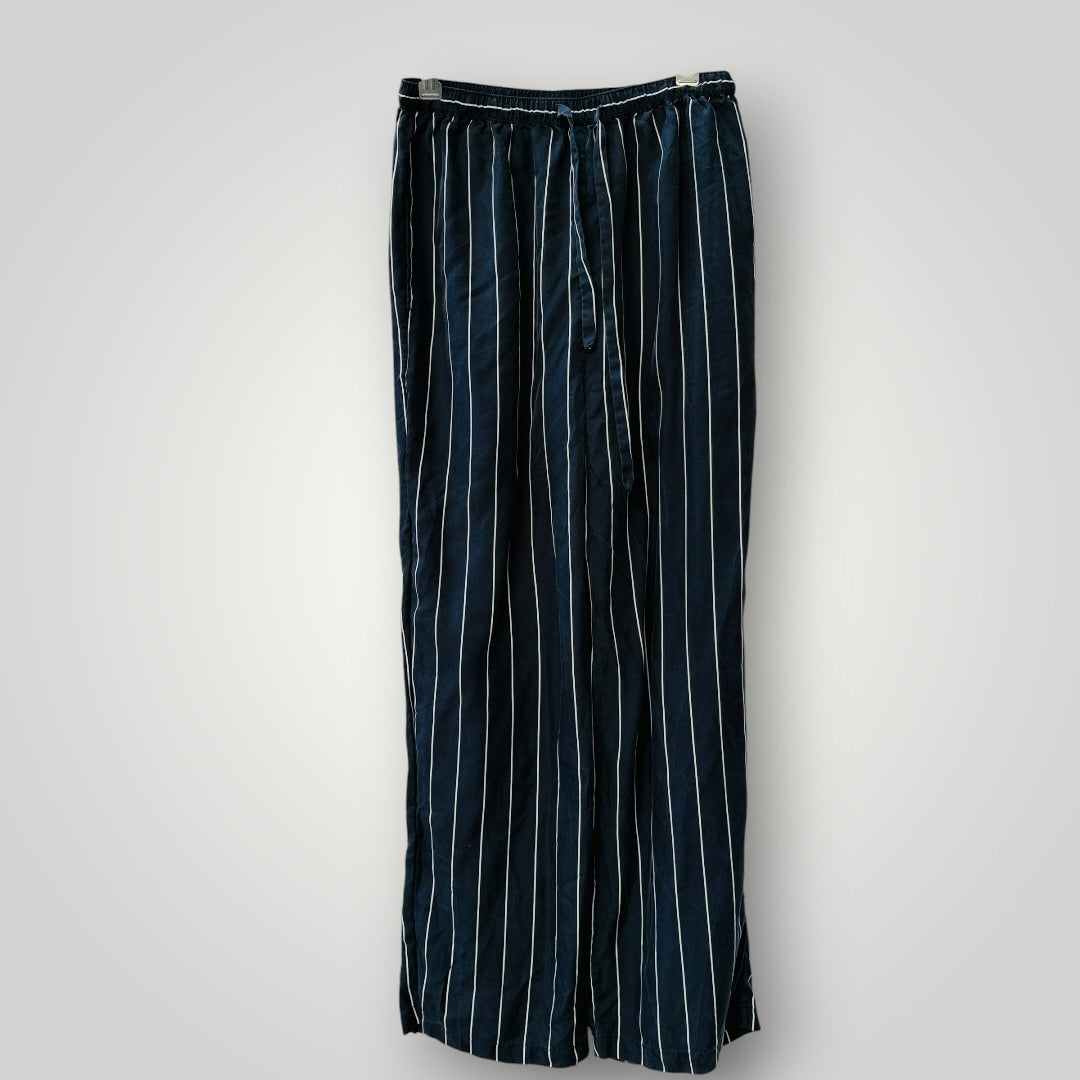 JAC + JACK /  Striped Silk Lounge pants / s (3925639676000907072)
