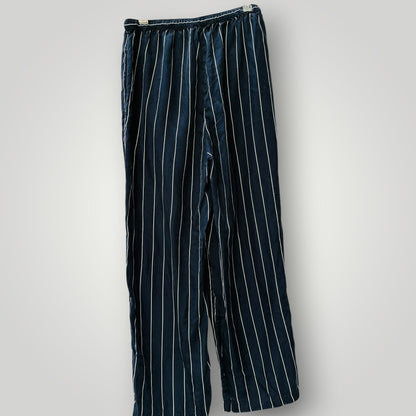 JAC + JACK /  Striped Silk Lounge pants / s (3925639680397119544)