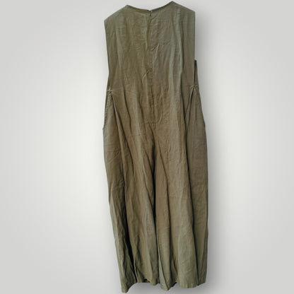 SILAS / japanese green culotte jumpsuit / free size (3925639686172356165)