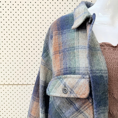 1990s nz vintage / NOW / wool mix bush shirt jacket / L (3925725368438453613)