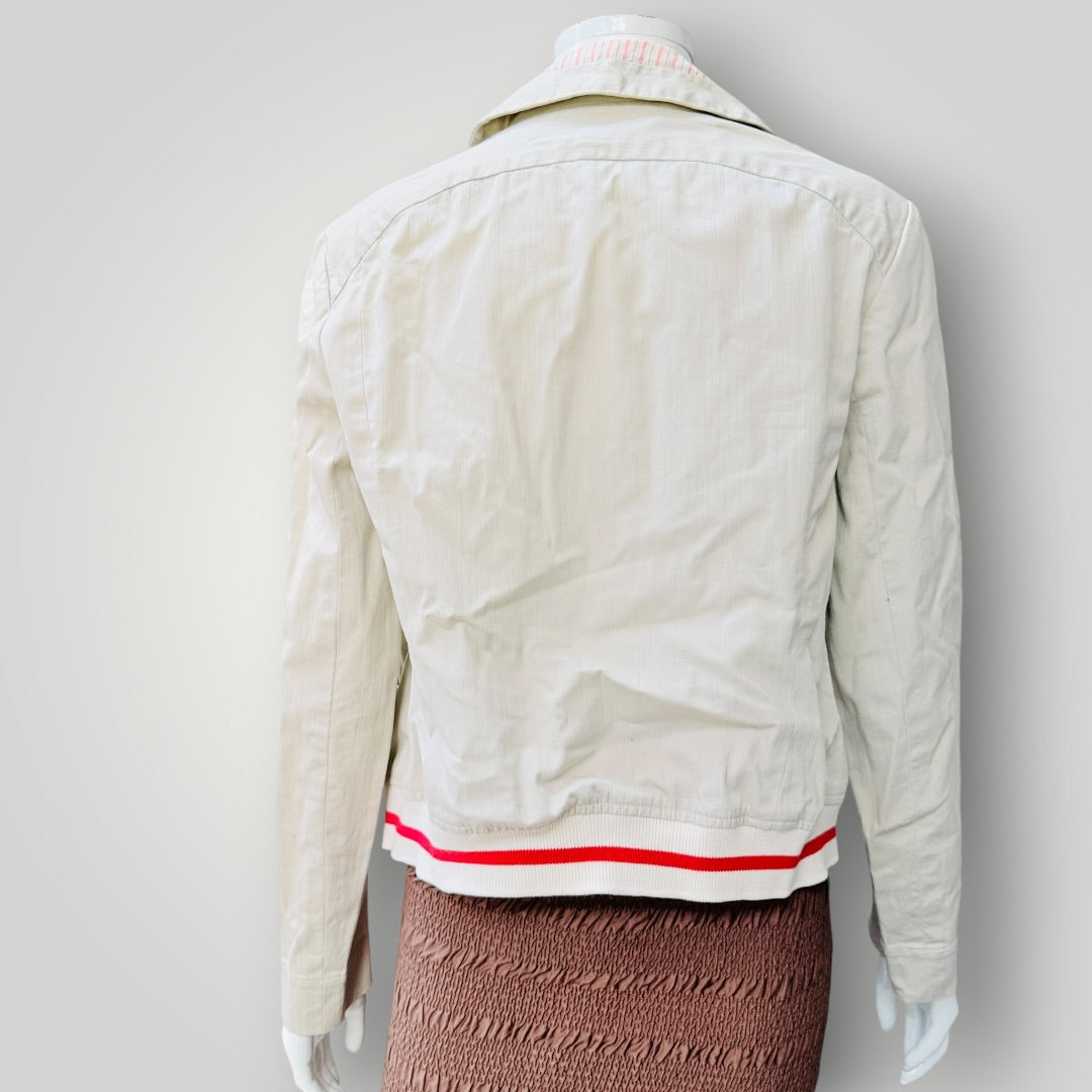 Y2k nz vintage / JULIA FONG / zip front fitted jacket / 10 / made in nz (3925725543311690338)