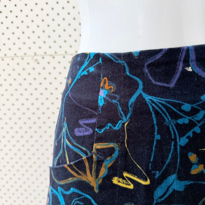 SEASALT CORNWALL / forest view skirt corduroy midi skirt / 14 (3925731610579485865)