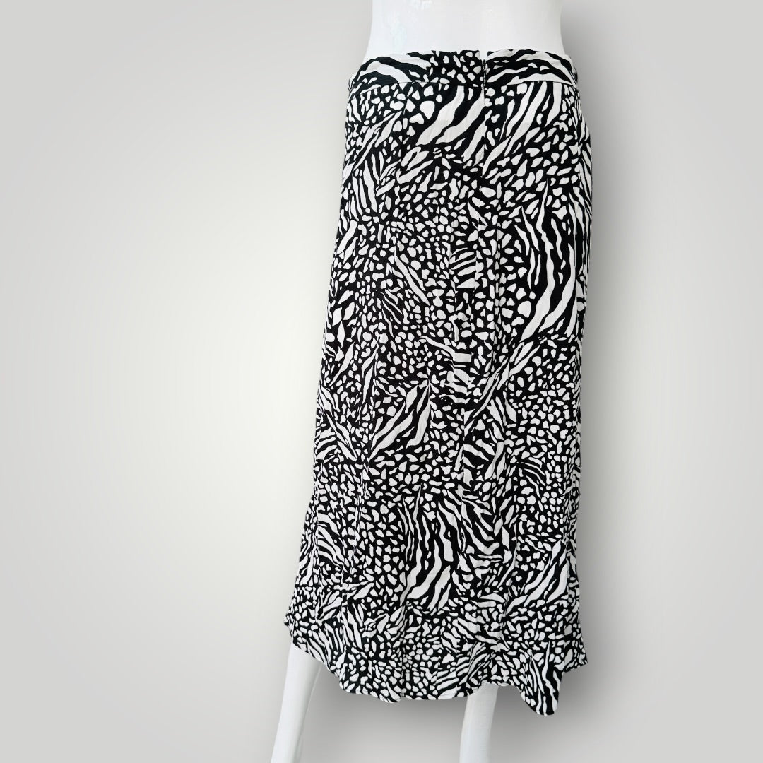 animal print / midi skirt / s (3925731866289952928)