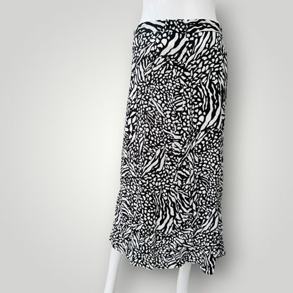 animal print / midi skirt / s (3925731866289952928)