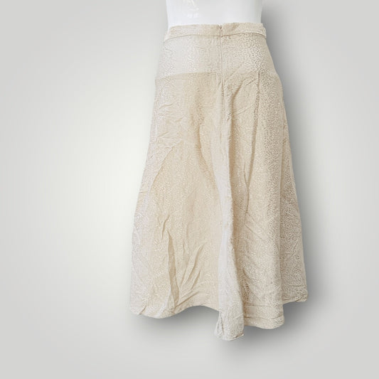 TOPSHOP / champagne textured midi skirt / 8 (3925731876783771433)