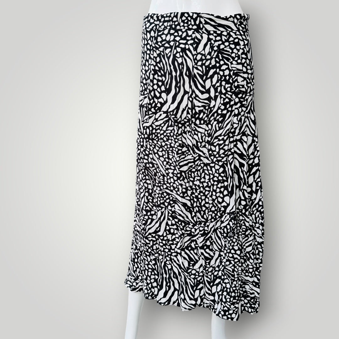 animal print / midi skirt / s (3925731919316864686)