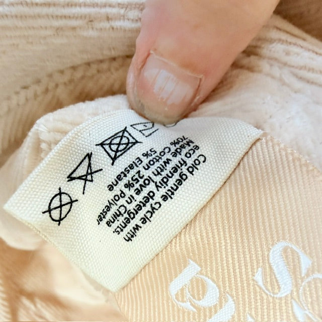 ARAMINTA JAMES / cream corduroy bucket hat / one size (3926139874339530737)