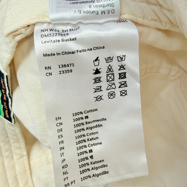 DEUS EX MACHINA / cream plaid 'Levitate Bucket' hat / one size (3926139888210447198)