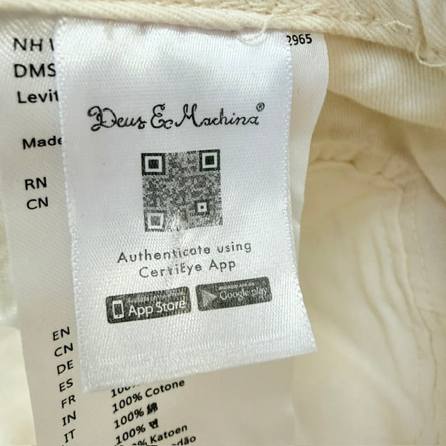 DEUS EX MACHINA / cream plaid 'Levitate Bucket' hat / one size (3926139892007213174)
