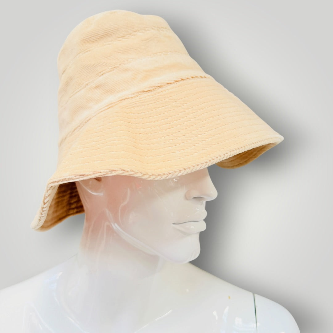 ARAMINTA JAMES / cream corduroy bucket hat / one size (3926140030889268675)