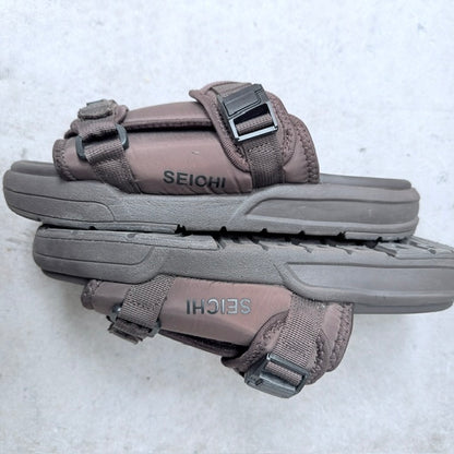 japanese / SEICHI / brown technical utility strap sandals / brown / 44 (3926156009170074410)