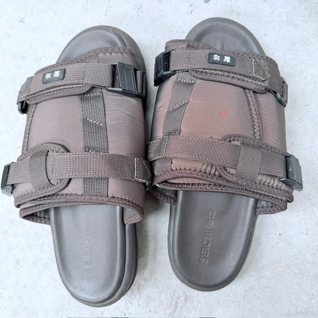 japanese / SEICHI / brown technical utility strap sandals / brown / 44 (3926156012858293692)