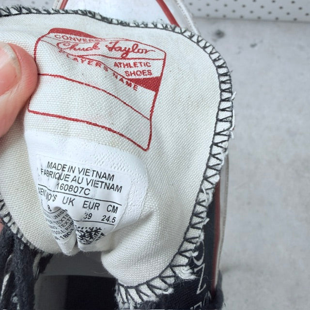 jw anderson x converse / chuck 70 grid high top sneakers / 39 (3926156099336204073)