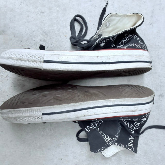jw anderson x converse / chuck 70 grid high top sneakers / 39 (3926156102649194976)