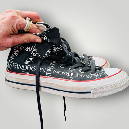 jw anderson x converse / chuck 70 grid high top sneakers / 39 (3926156239810294308)