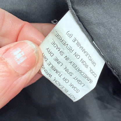 TRELISE COOPER HOLY CHIC / charcoal grey hooded parka with beading / s/m (3926225477428945871)