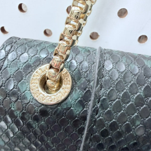 BVLGARI / Serpenti Forever / karung shoulder bag / green (3926225636271238694)