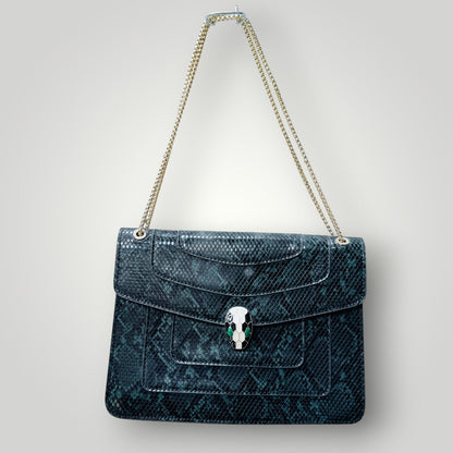 BVLGARI / Serpenti Forever / karung shoulder bag / green (3926230040229052005)