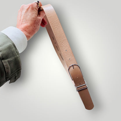 COUNTRY ROAD / nude leather hip-fit belt / S (3926230049858111071)