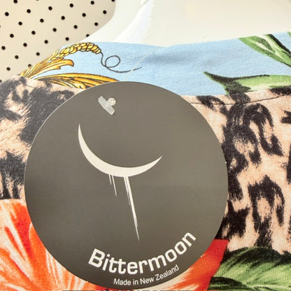 BITTERMOON / "Carly D" Paradis print midi dress / 14 / new with tags (3926308979569976568)
