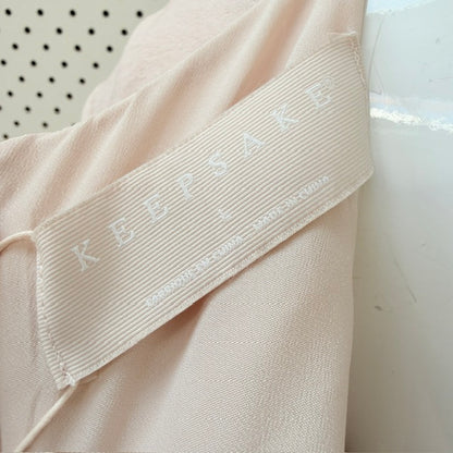 KEEPSAKE THE LABEL / "All Mine Mini Dress" / soft pink / L / new with tags (3926308994244308419)
