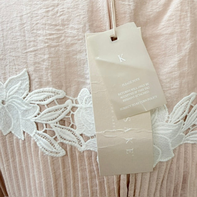 KEEPSAKE THE LABEL / "All Mine Mini Dress" / soft pink / L / new with tags (3926309001878433004)