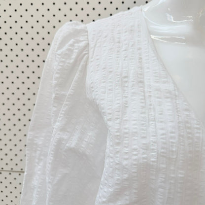 SPORTSCRAFT / "Alyse Textured Dress" in white / 10 (3926309039761751656)