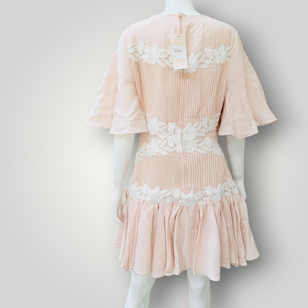 KEEPSAKE THE LABEL / "All Mine Mini Dress" / soft pink / L / new with tags (3926309456429348347)
