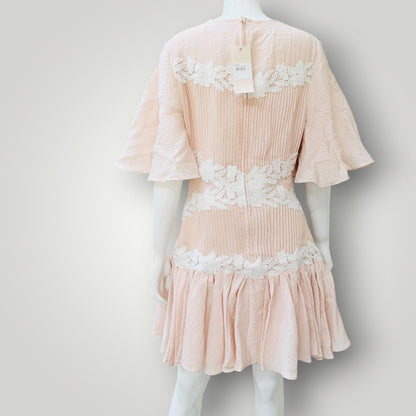KEEPSAKE THE LABEL / "All Mine Mini Dress" / soft pink / L / new with tags (3926309456429348347)