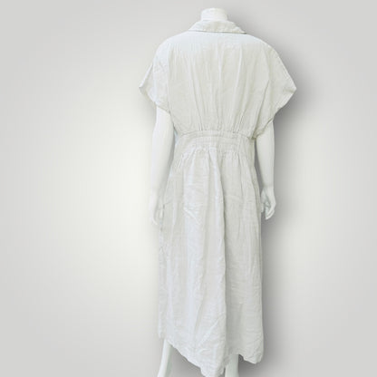 COUNTRY ROAD / long linen shirt dress / Size 16 (3926310891564229100)